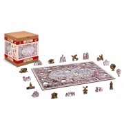 The Age of Exploration Map Puzzle Wood